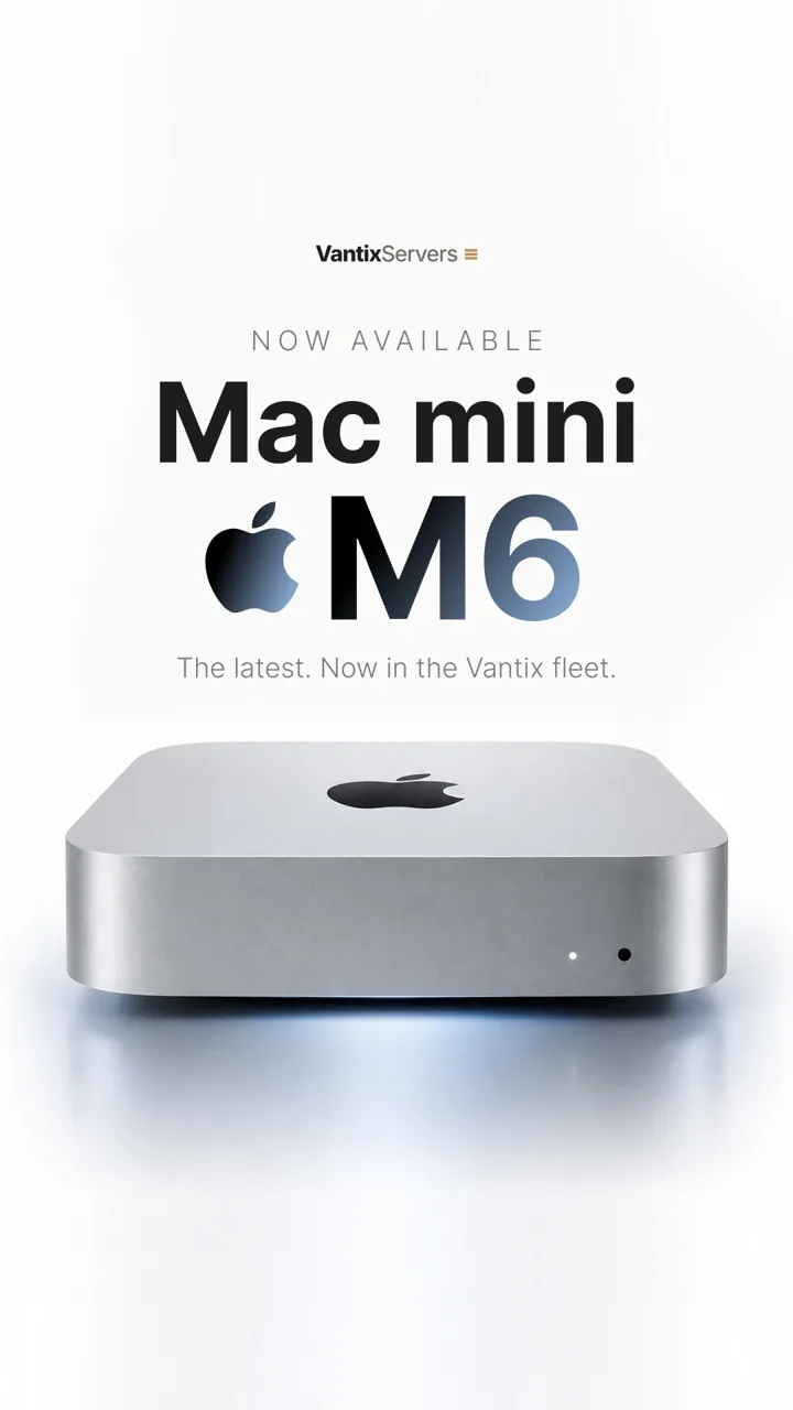 Now available: Mac mini M6.