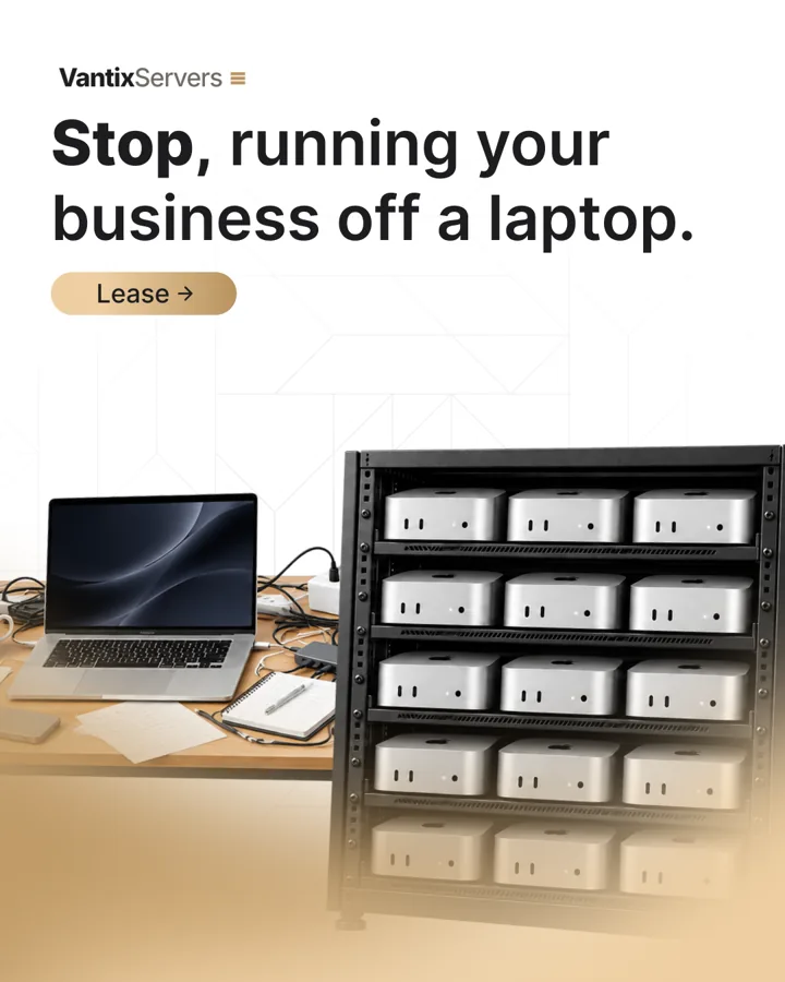 Stop running your business off a laptop.